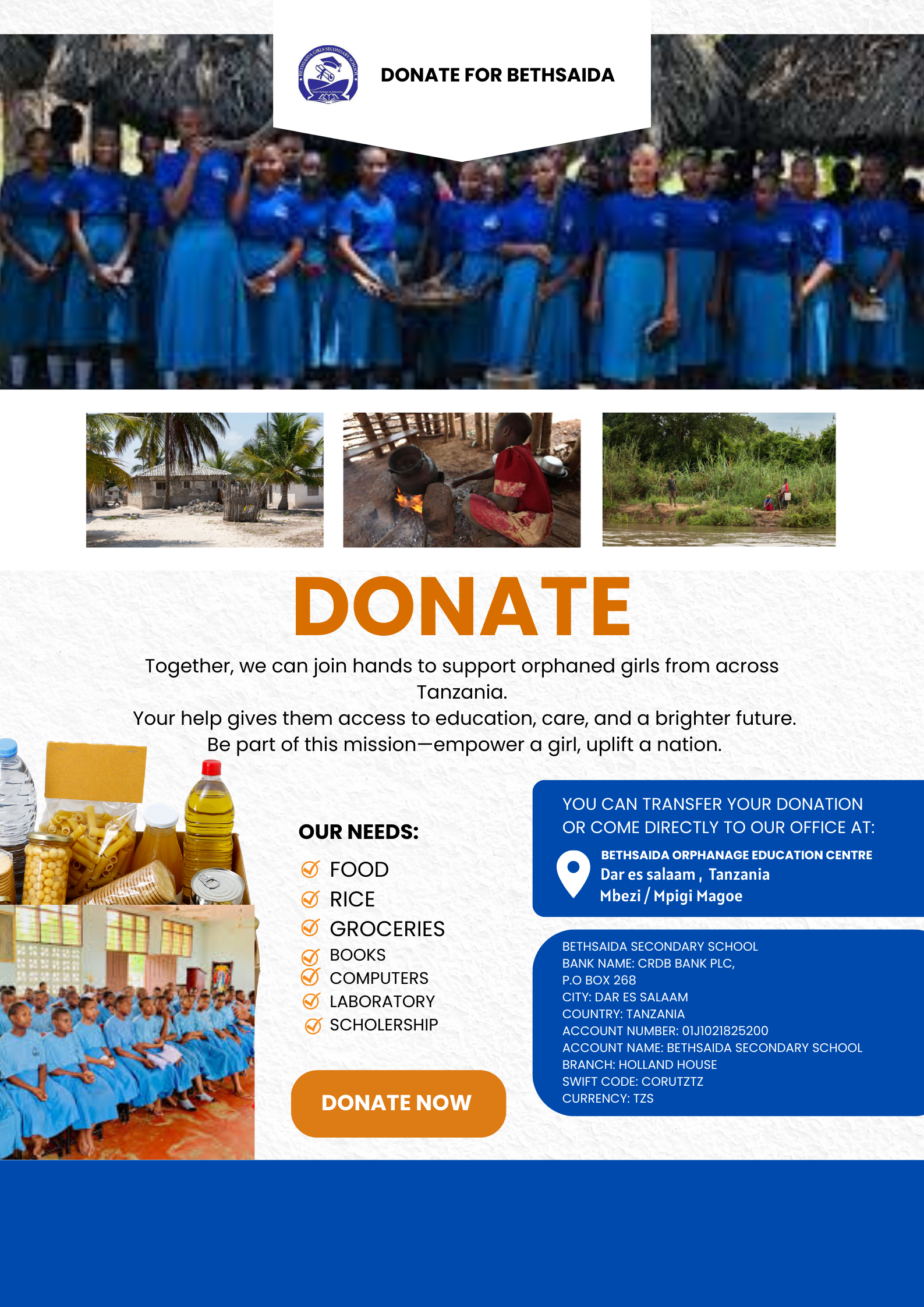 Donate for Bethsaida